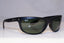 RAY-BAN Mens Vintage 1990 Designer Sunglasses Black Wrap RB 4089 601-S 19434