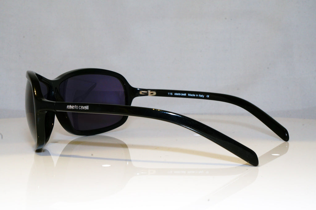 ROBERTO CAVALLI Womens Designer Sunglasses Black Wrap EDIPO 90S BR 17232