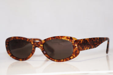EMPORIO ARMANI 1990 Vintage Womens Designer Sunglasses Brown 578 145 16076