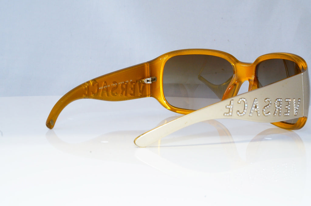 VERSACE Mens Diamante Designer Sunglasses Gold Square 4131-B 719/13 20648