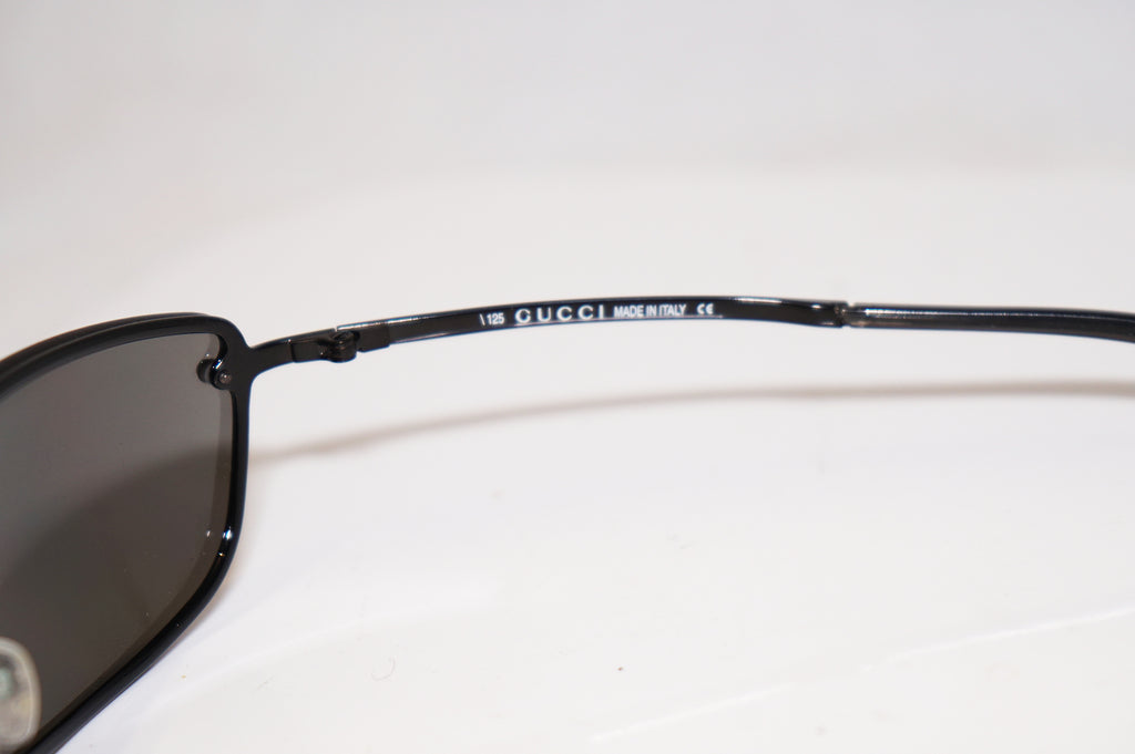 GUCCI 1990 Vintage Mens Designer Sunglasses Black Wrap GG 1691 006 16067