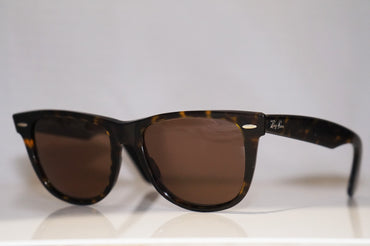 RAY-BAN Mens Unisex Designer Sunglasses Brown Wayfarer RB 2140 902/51 14759