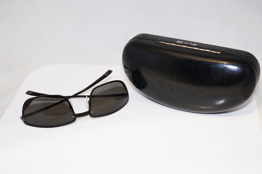 GUCCI 1990 Vintage Mens Designer Sunglasses Black Wrap GG 1691 006 16067
