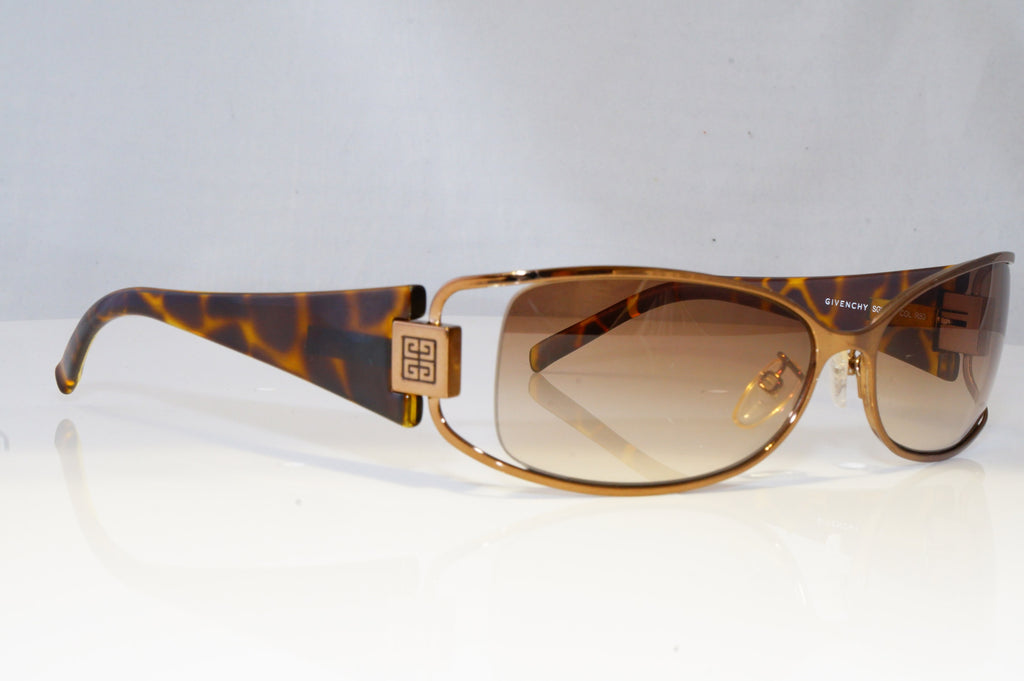 GIVENCHY Womens Designer Sunglasses Brown Rectangle SGV 212 R80 20641