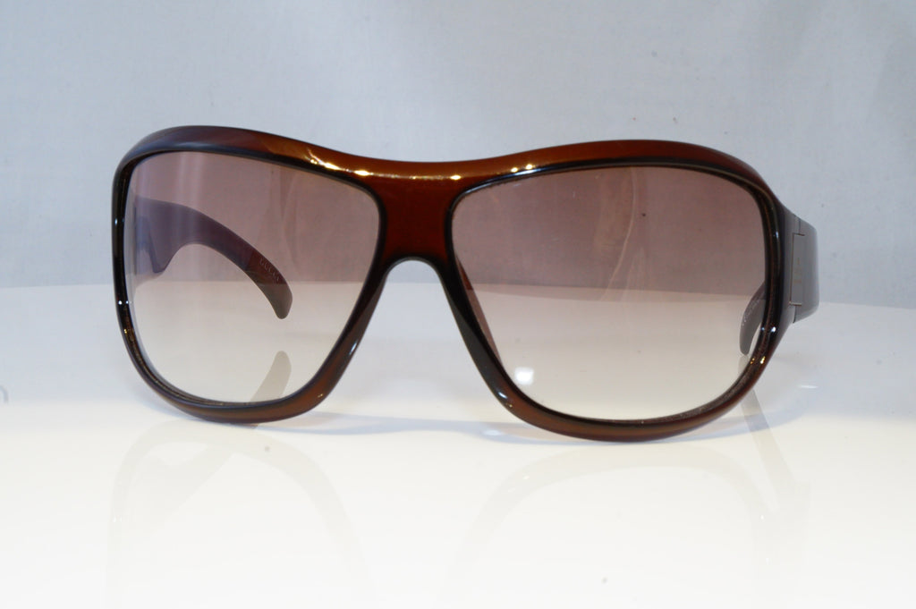 GUCCI Mens Womens Oversized Designer Sunglasses Brown Wrap GG 1562 REM5U 20655