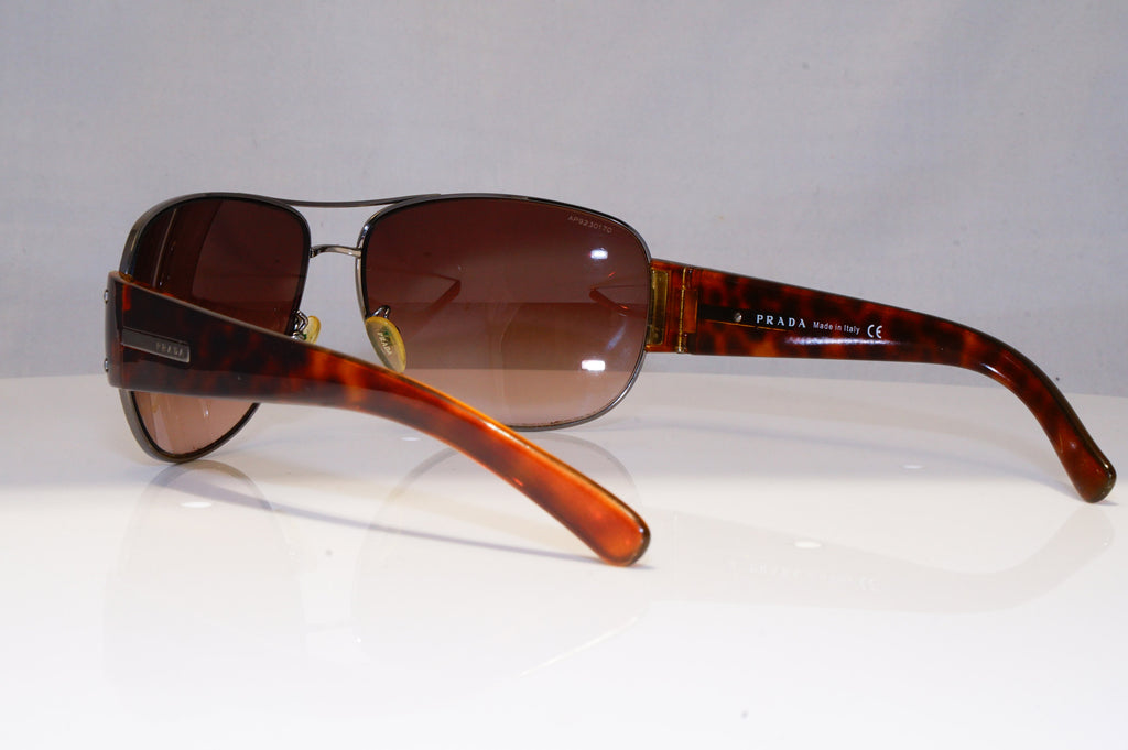 PRADA Mens Womens Designer Sunglasses Brown Pilot SPR 52G 5AV-6S1 17904