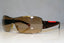 PRADA Mens Designer Sunglasses Brown Shield SPS 52E 5AV-6S1 17226