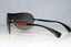 PRADA Mens Designer Sunglasses Black Shield SPS 57N 1BO-3M1 17270