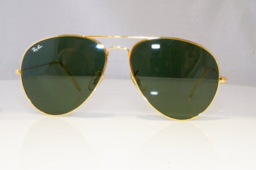 RAY-BAN Mens Vintage Designer Sunglasses Gold Pilot AVIATOR BAUSCH LOMB 20642