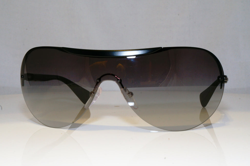 PRADA Mens Designer Sunglasses Black Shield SPS 57N 1BO-3M1 17270