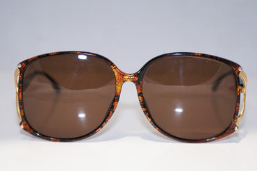 DIOR 1990 Vintage Womens Designer Sunglasses Brown Square 2496 10 14405