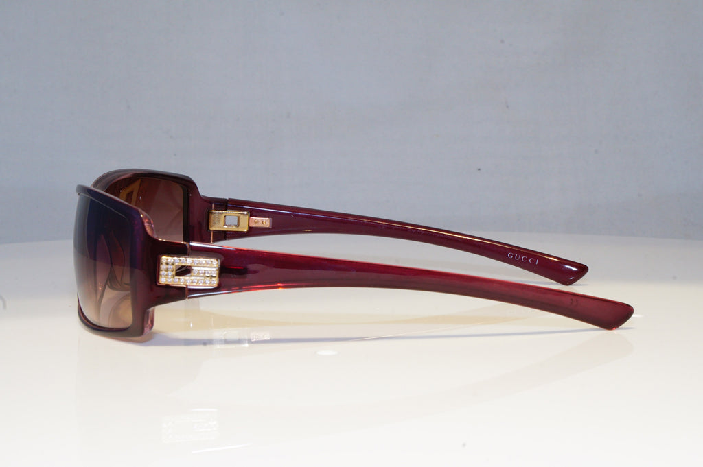GUCCI Mens Womens Diamante Vintage Designer Sunglasses Burgundy GG 2515 19531