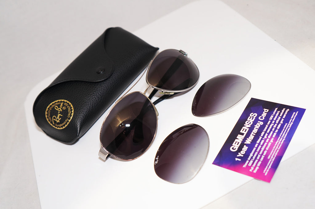 RAY-BAN Mens Designer Sunglasses Black Aviator RB 3386 003/8G 14668