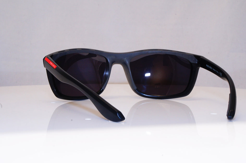 PRADA Mens Designer Sunglasses Black Wrap SPS 04P 1BO-1A1 17571