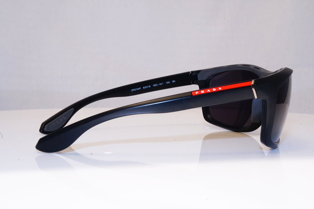 PRADA Mens Designer Sunglasses Black Wrap SPS 04P 1BO-1A1 17571