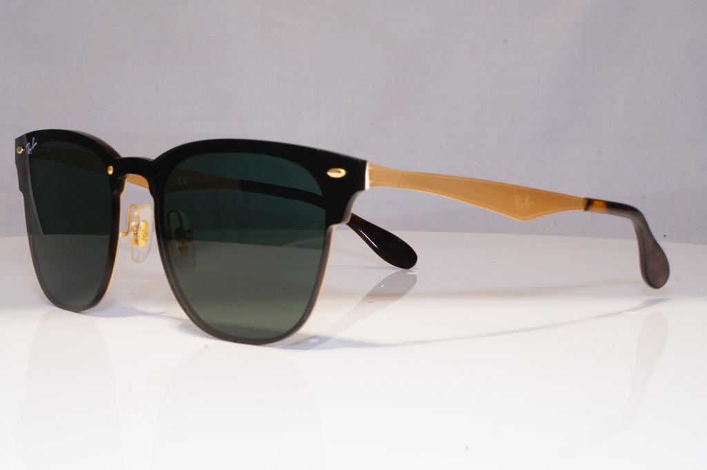 RAY-BAN Mens Womens Sunglasses Gold Clubmaster BLAZE RB 3576 043/71 17892