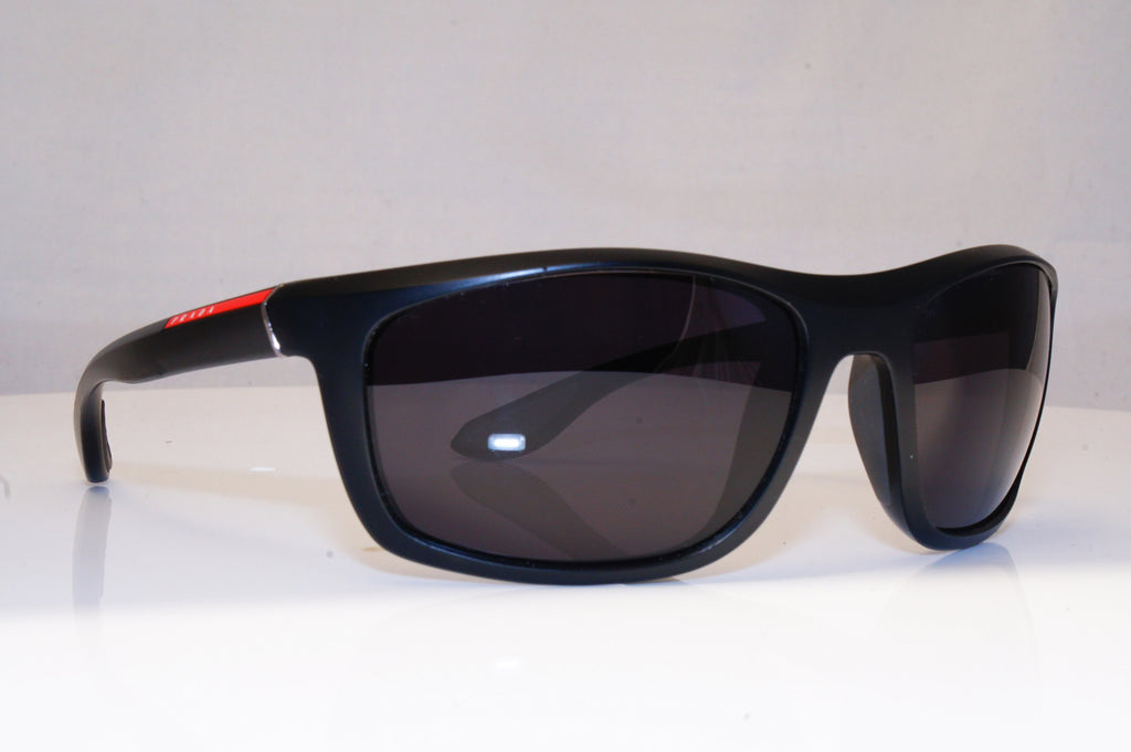 PRADA Mens Designer Sunglasses Black Wrap SPS 04P 1BO-1A1 17571
