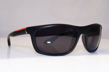 PRADA Mens Designer Sunglasses Black Wrap SPS 04P 1BO-1A1 17571
