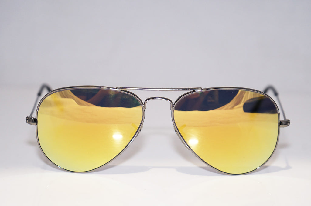 RAY-BAN Mens Designer Mirror Sunglasses Silver Aviator 55mm RB 3025 004/51 14738