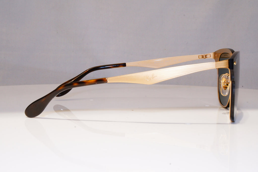 RAY-BAN Mens Womens Sunglasses Gold Clubmaster BLAZE RB 3576 043/71 17892