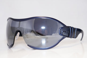 GUCCI Womens Designer Oversized Sunglasses Blue Shield GG 2738 KQFH0 16069