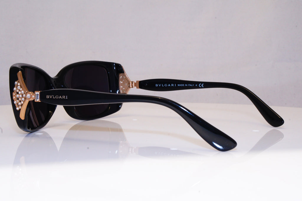 BVLGARI Womens Diamante Boxed Designer Sunglasses Black 8099-B 901/8G 16823