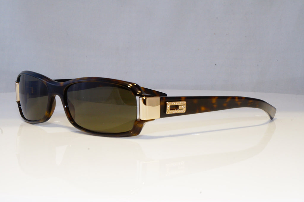 GUCCI Womens Diamante Designer Sunglasses Brown Rectangle GG 2548 086 17847