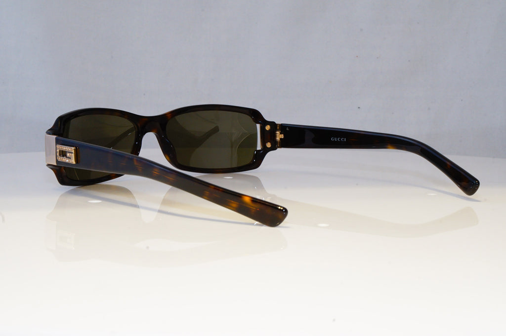 GUCCI Womens Diamante Designer Sunglasses Brown Rectangle GG 2548 086 17847