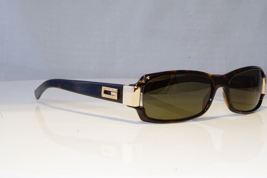 GUCCI Womens Diamante Designer Sunglasses Brown Rectangle GG 2548 086 17847