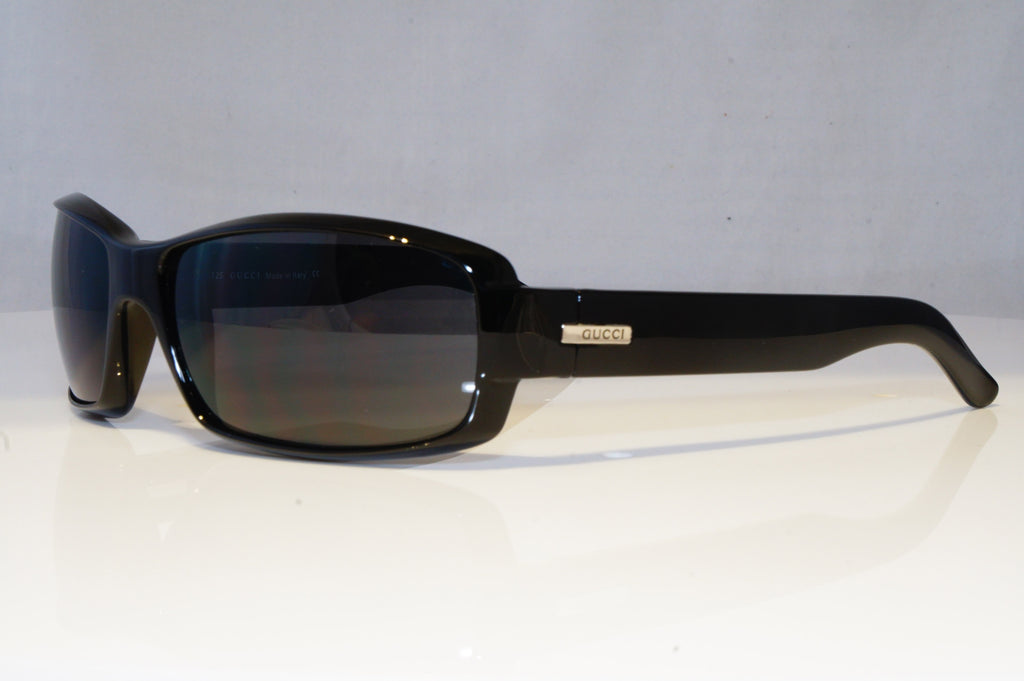 GUCCI Mens Vintage 1990 Designer Sunglasses Black Rectangle GG 1445 584 17838