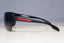 PRADA Mens Designer Sunglasses Black Shield SPS 52Q 1AB-1A1 19526