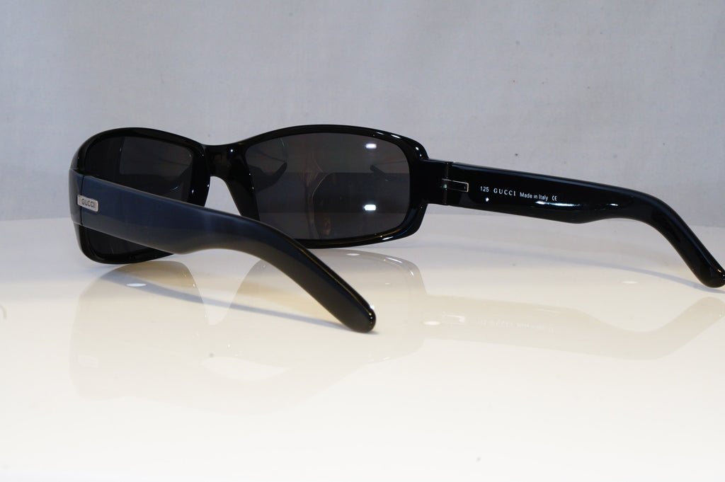 GUCCI Mens Vintage 1990 Designer Sunglasses Black Rectangle GG 1445 584 17838