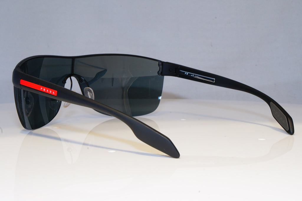 PRADA Mens Designer Sunglasses Black Shield SPS 52Q 1AB-1A1 19526