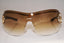 GUCCI 1990 Vintage Mens Designer Sunglasses Gold Wrap GG 2653 000DE 16612