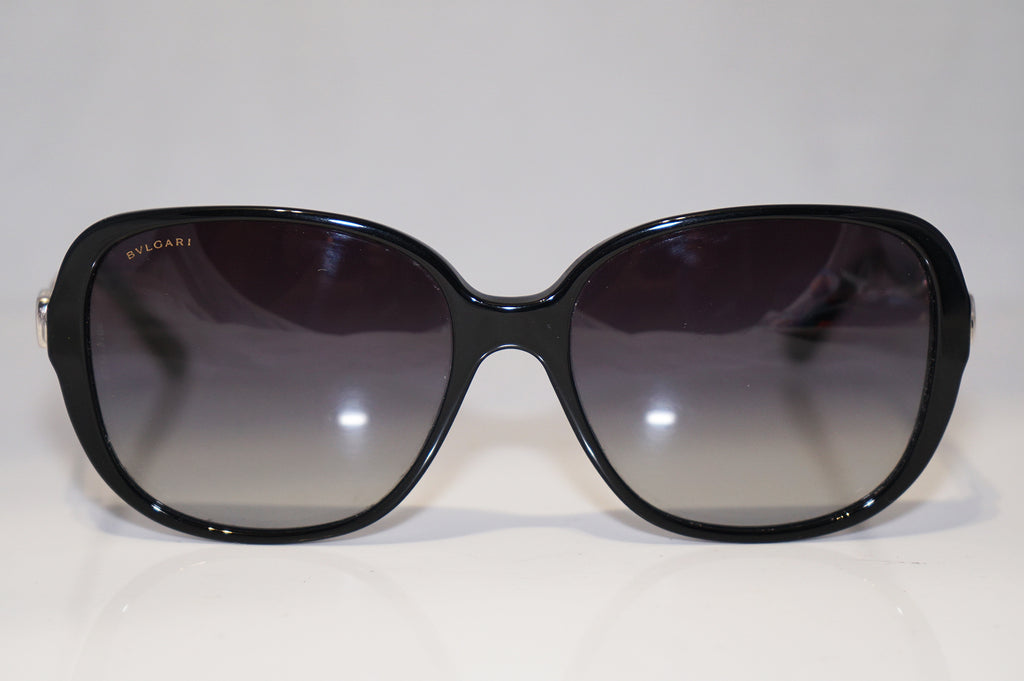 BVLGARI Boxed Womens Designer Sunglasses Black Diamante 8112 501/8G 16088