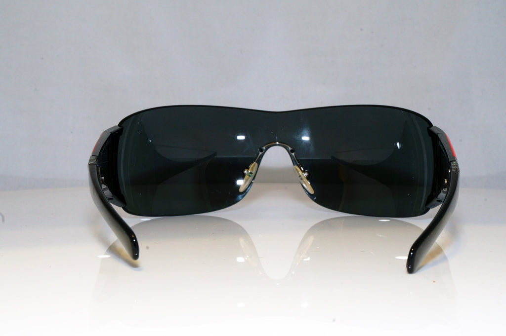 PRADA Mens Designer Sunglasses Black Shield SPS 07H 1AB-1A1 17214