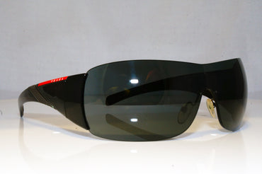 PRADA Mens Designer Sunglasses Black Shield SPS 07H 1AB-1A1 17214