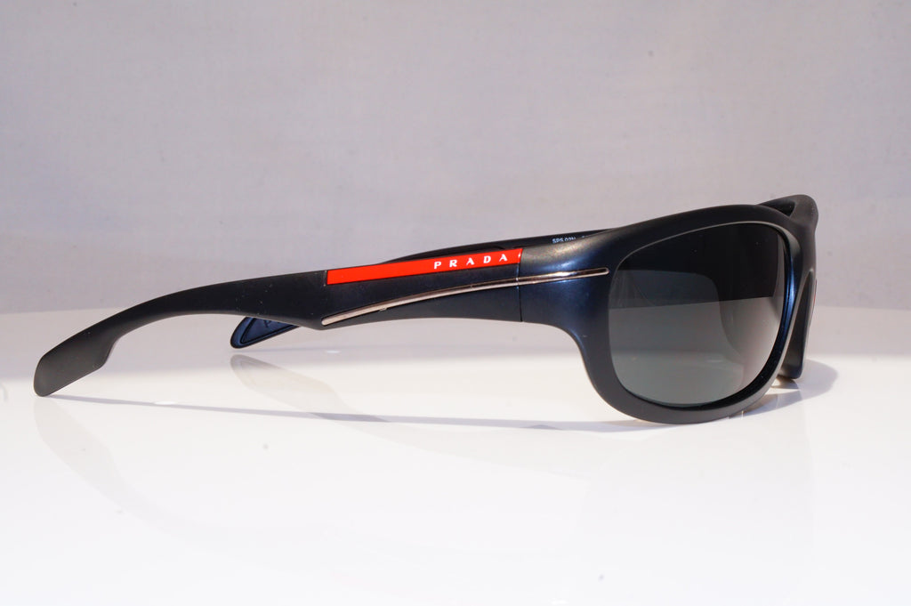 PRADA Mens Designer Sunglasses Black Wrap SPS 02N 1BO-1A1 18554