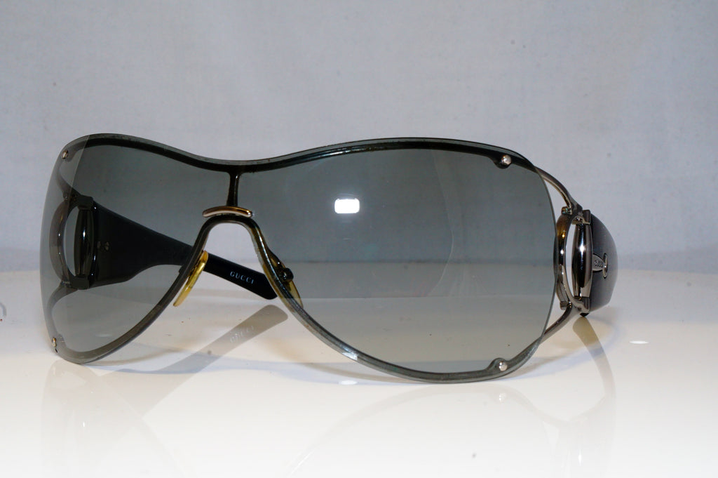 GUCCI Womens Designer Sunglasses Black Shield GG 2164 REQVK 17230