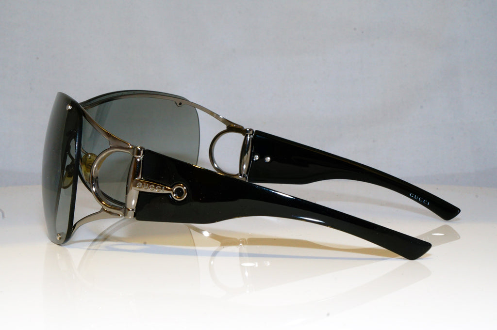 GUCCI Womens Designer Sunglasses Black Shield GG 2164 REQVK 17230