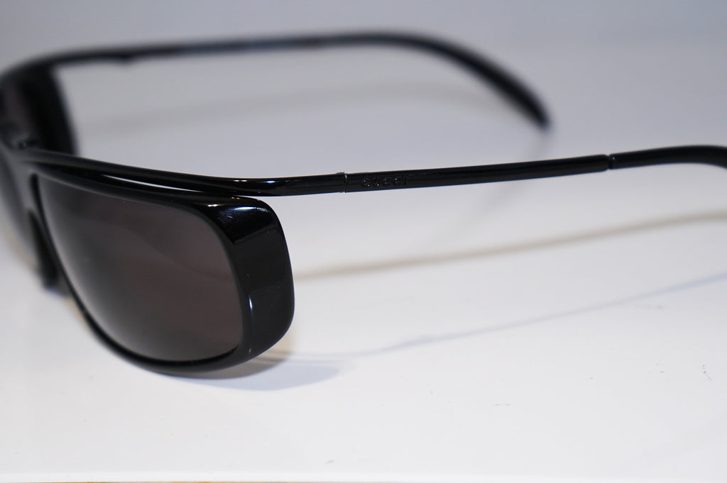 GUCCI 1990 Vintage Mens Designer Sunglasses Black Wrap GG 1420 807 15967