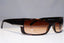PRADA Mens Womens Vintage 1990 Sunglasses Brown Rectangle SPR 08G 2AU-2Z1 17875