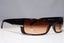 PRADA Mens Womens Vintage 1990 Sunglasses Brown Rectangle SPR 08G 2AU-2Z1 17875
