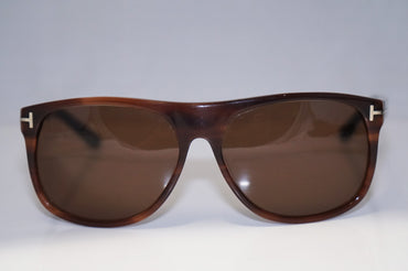 TOM FORD Mens Designer Sunglasses Brown Square Alphonse TF195 50T 12043