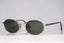 RAY-BAN Vintage Mens Designer Sunglasses Silver Oval W2187 PPAS 14706