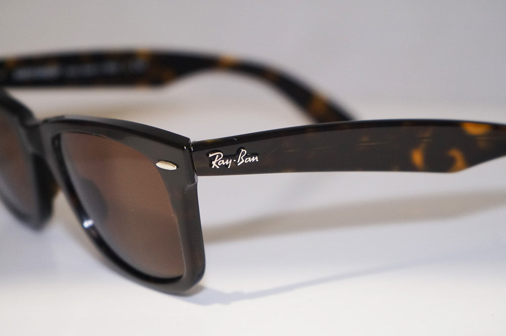 RAY-BAN Mens Unisex Designer Sunglasses Brown Wayfarer RB 2140 902/51 14648