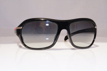 PRADA Mens Designer Sunglasses Black Wrap SPS 04I 1AB-3M1 18555