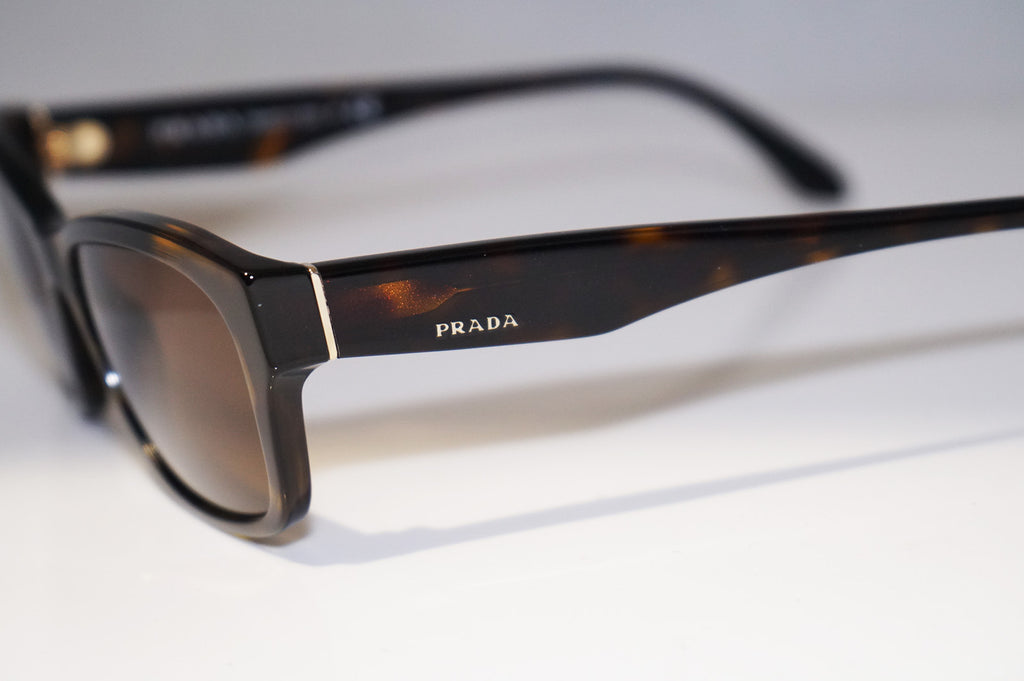 PRADA Womens Designer Sunglasses Brown Rectangle VPR 24R 2AU-1O1 14731
