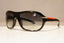 PRADA Mens Designer Sunglasses Black Wrap SPS 04I 1AB-3M1 18555