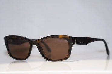 PRADA Womens Designer Sunglasses Brown Rectangle VPR 24R 2AU-1O1 14731